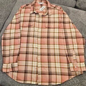 COPY - OLD NAVY Long-Sleeve Plaid Flannel Boyfriend Tunic Shirt for Women - Pin…